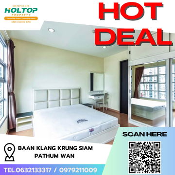 #R8155 🎉 111268 Condo for Rent: Baan Klang Krung Siam-Pathum Wan