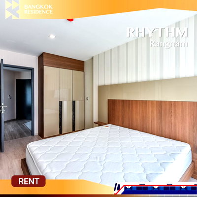 Condos for rent Siam Center :  Book now! RHYTHM Rangnam 🌟 Beautiful fully furnished unit, great price 💸 Near BTS Victory Monument 
