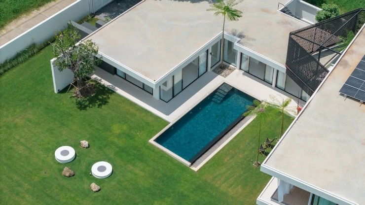 รูป ให้เช่าบ้าน modern pool villa 4 ห้องนอน 5 น้ำ พร้อมเฟอร์ฯ ใกล้โรงเรียนนานาชาติลานนา , ห่าง IKEA 15 นาที - รูปที่ 5/16