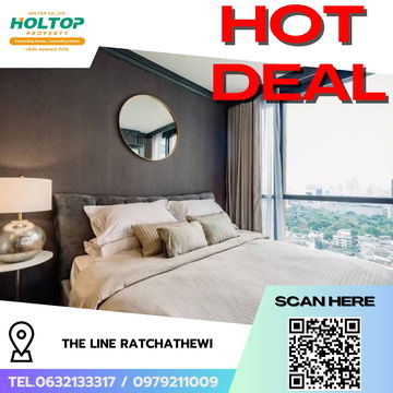 #R8143 🎉 111268 ให้เช่าคอนโด THE LINE Ratchathewi
