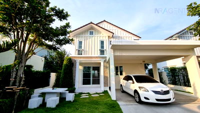 บ้านเดี่ยว สมุทรปราการ : 📌 ขายบ้านเดี่ยว โครงการ วิลลาจจิโอ ศรีนครินทร์ 2 ชั้น 3 ห้องนอน 3 ห้องน้ำ