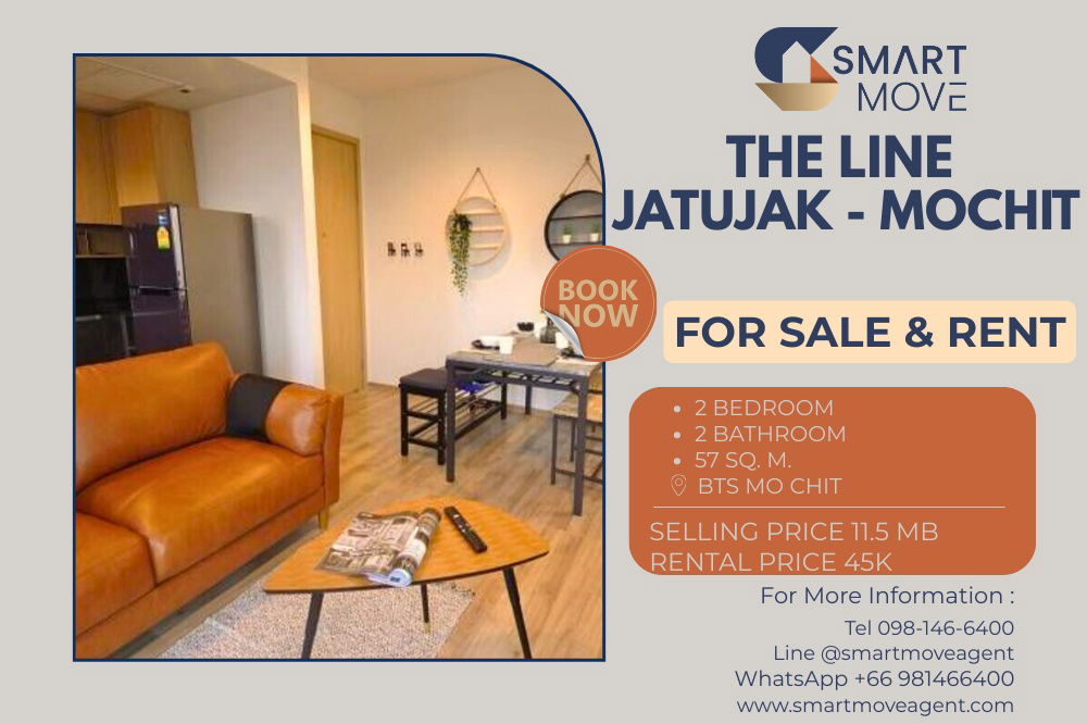 picture For Sale !! garden view, corner room, high floor 32++!! ðĨ Code C20230104805....The Line Jatujak - Mochit, 2 bed, 2 bath, furnished, Special Deal!!ðĢ - 1/9