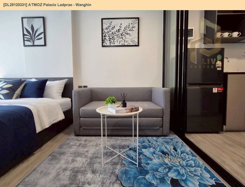 picture DL25120331 Condo for rent, ATMOZ Palacio Ladprao - Wanghin near MRT Lat Phrao, ready to move in, call urgently 0638692663 LineID @162cjixi - 5/11