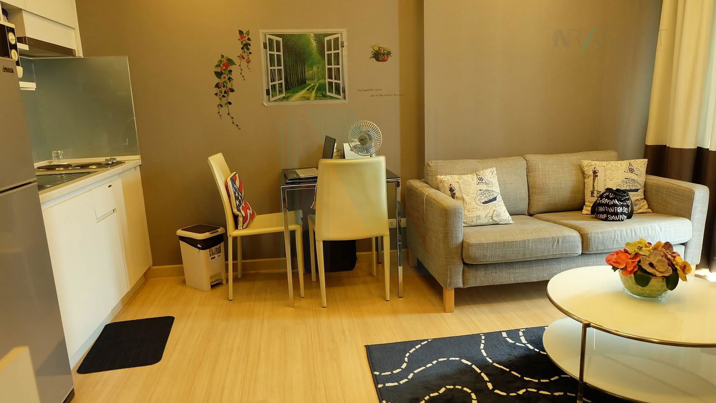 picture ð For Rent Condo THRU THONGLOR Building 1, Floor 22,1 bed room, Room size 31 sqm - 7/8