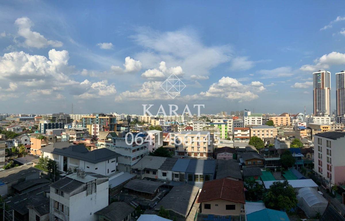 รูป ให้เช่า แชปเตอร์วัน อีโค 25 ตร.ม ห้องมุม ชั้น 7 วิวเมือง 11,000 เครื่องใช้ฟ้าครบ พร้อมอยู่ คุณบี โทร 064-146-6445 (172AGBE) - รูปที่ 10/10