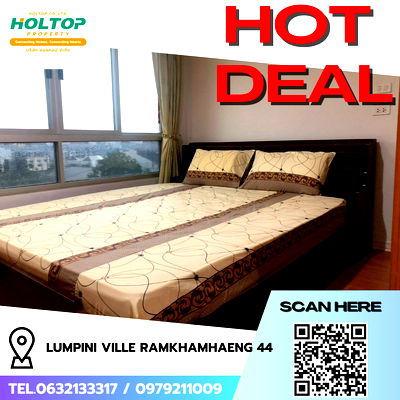 Condos for rent Major Hollywood Ramkhamhaeng : #R8147 🎉 111268 Condo for Rent: Lumpini Ville Ramkhamhaeng 44