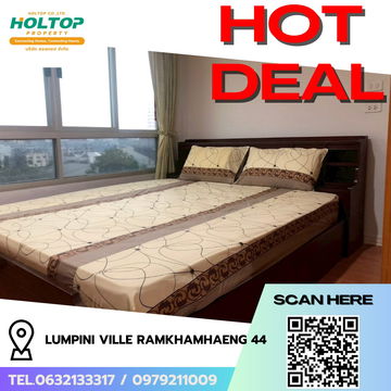 #R8147 🎉 111268 ให้เช่าคอนโด Lumpini Ville Ramkhamhaeng 44
