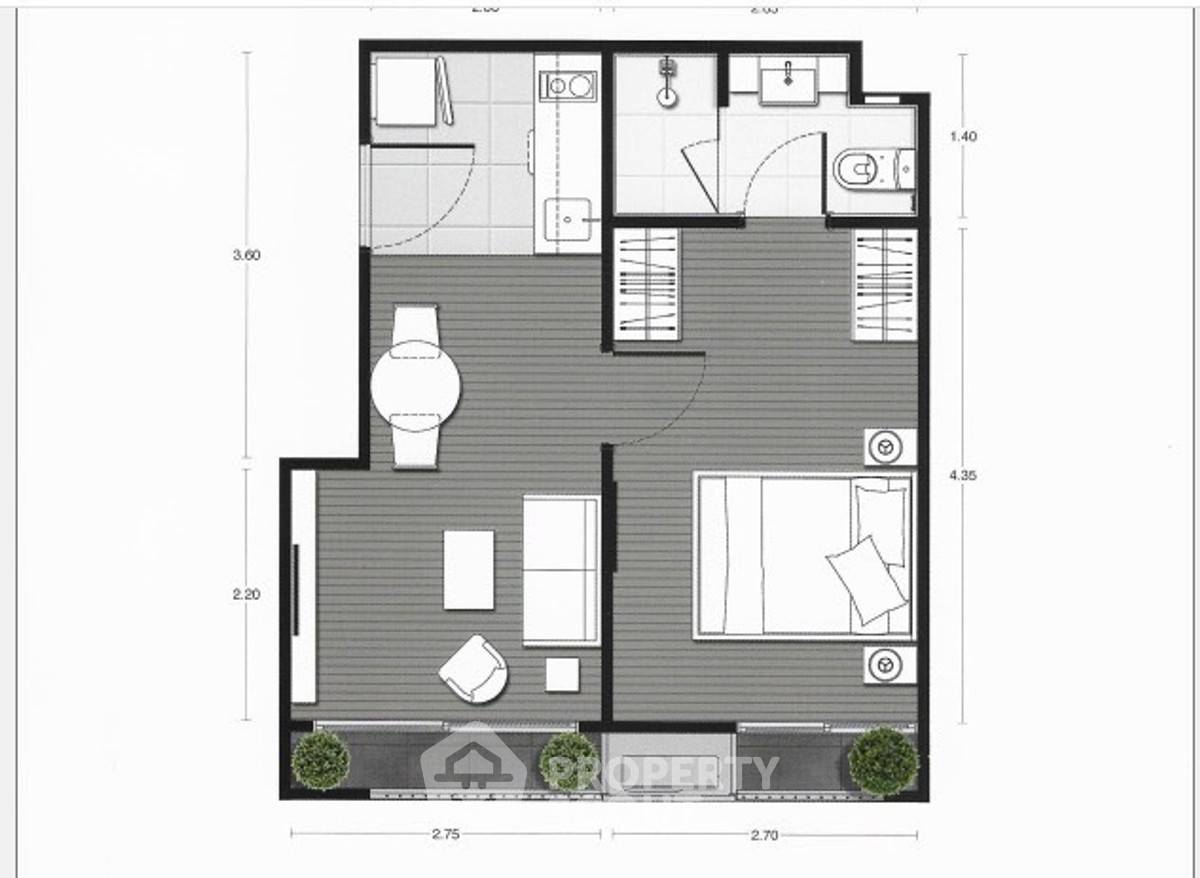 รูป คอนโด 1-ห้องนอน ที่ โนเบิล อราวน์ อารีย์ ใกล้ BTS อารีย์ (ID 2472783) - รูปที่ 14/14