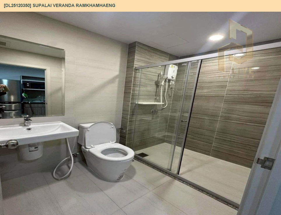 รูป DL25120350 ให้เช่าคอนโด ศุภาลัย เวอเรนด้า รามคำแหง (Supalai Veranda Ramkhamhaeng) ใกล้ MRT ราชมังคลา พร้อมเข้าอยู่ โทรด่วน 0653619502 LineID @534wlwof - รูปที่ 7/7