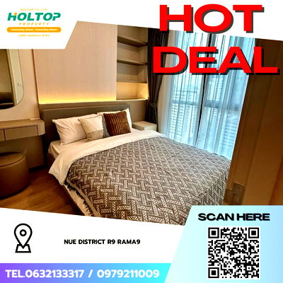 คอนโดให้เช่า : #Z3575💥 101268 🔥ให้เช่าคอนโด Nue District R9 Rama9