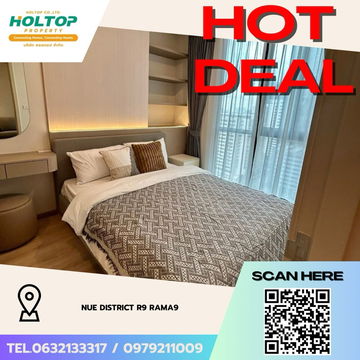 #Z3575💥 101268 🔥ให้เช่าคอนโด Nue District R9 Rama9