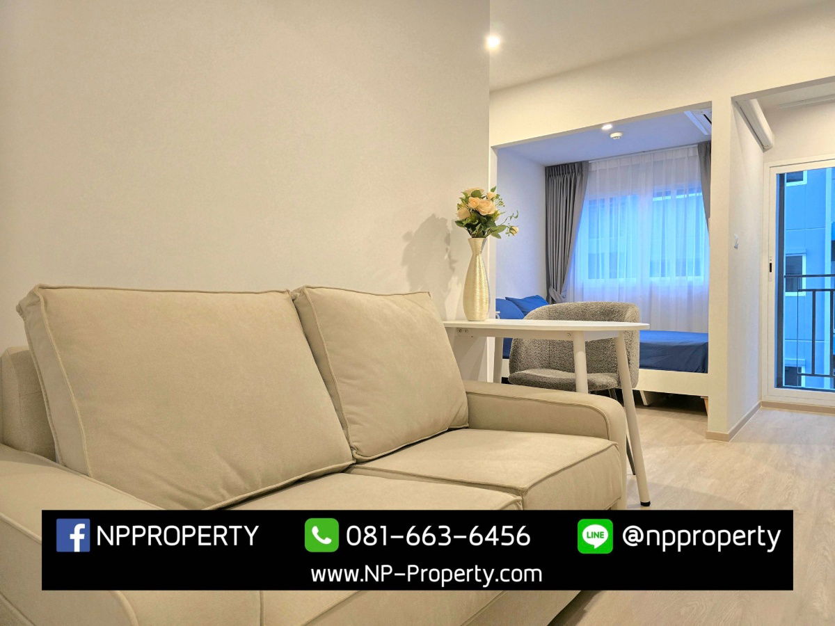 รูป ✨ คอนโดเอิร์นอมตะนคร ห้องใหม่แกะกล่อง ✨ 💸 ราคาเช่าเพียง 6,500 บาท/เดือน - รูปที่ 8/13