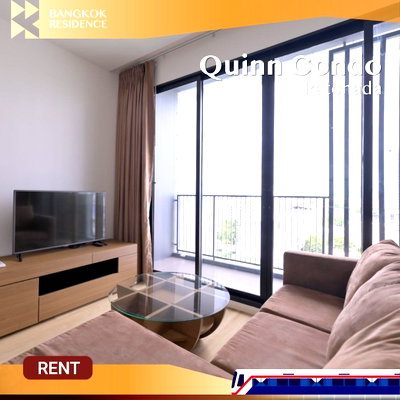 Condos for rent :  Quinn Condo Ratchada ⭐ Beautiful Unit at a Great Price, Ready to Move In 💫Near MRT Sutthisan 