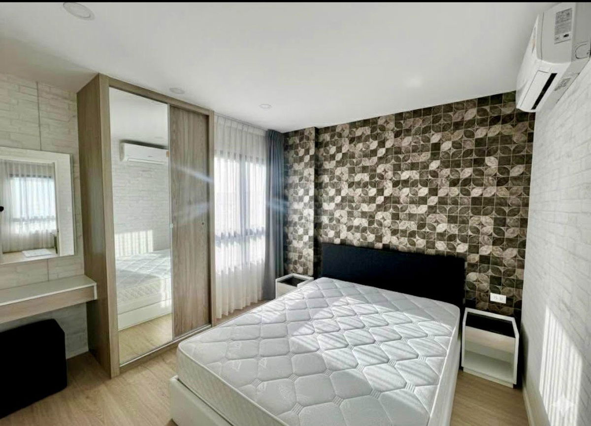 รูป code : E216 ให้เช่าคอนโด (ไอคอนโด กรีนสเปซ สุขุมวิท 77) | ห้องสวยแต่งครบ 29 ตร.ม. ครัวแยก วอลเปเปอร์ทั้งห้อง ใกล้สนามบินสุวรรณภูมิ - รูปที่ 1/10