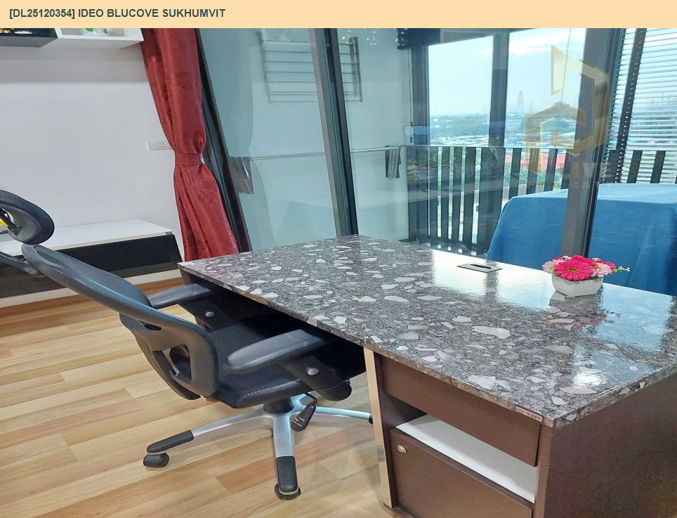รูป DL25120354 ให้เช่าคอนโด ไอดีโอ บลูโคฟ สุขุมวิท (IDEO Blucove Sukhumvit) ใกล้ BTS อุดมสุข พร้อมเข้าอยู่ โทรด่วน 0638692663 LineID @897iyzll - รูปที่ 13/17