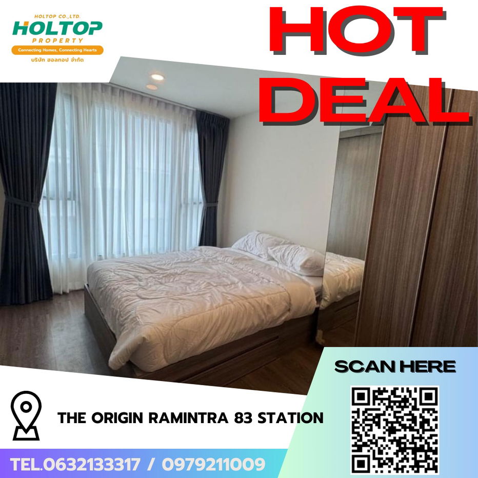 รูป #R8153 🎉 111268 ให้เช่าคอนโด The Origin Ramintra 83 Station - รูปที่ 1/16