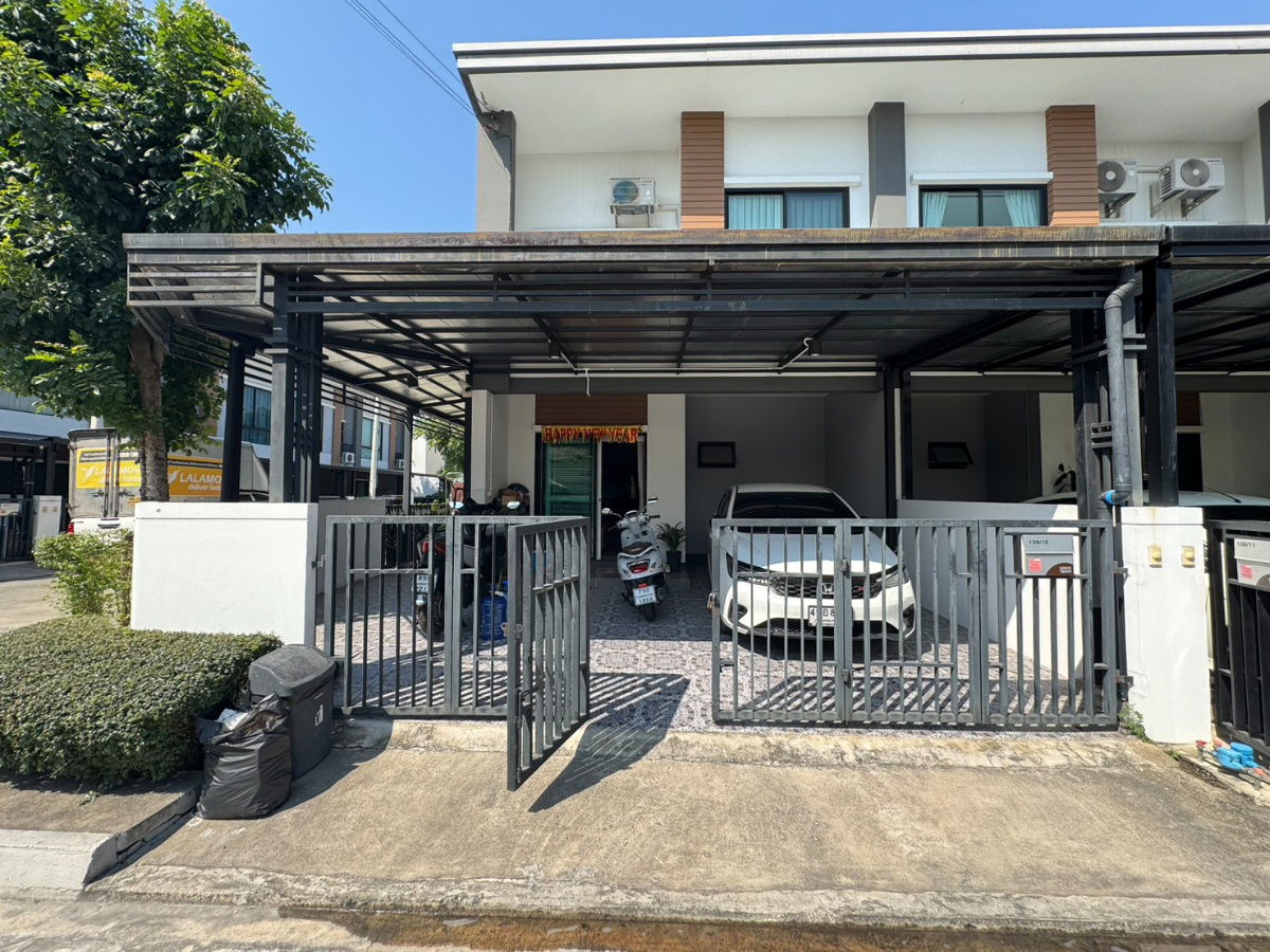 รูป ขายทาวน์โฮมหลังมุม ยูนิโอ ทาวน์ เพชรเกษม 110 ใกล้ MRT หลักสอง พร้อมเข้าอยู่ ต่อเติมเต็ม (ไม่รับนายหน้า) - รูปที่ 1/15