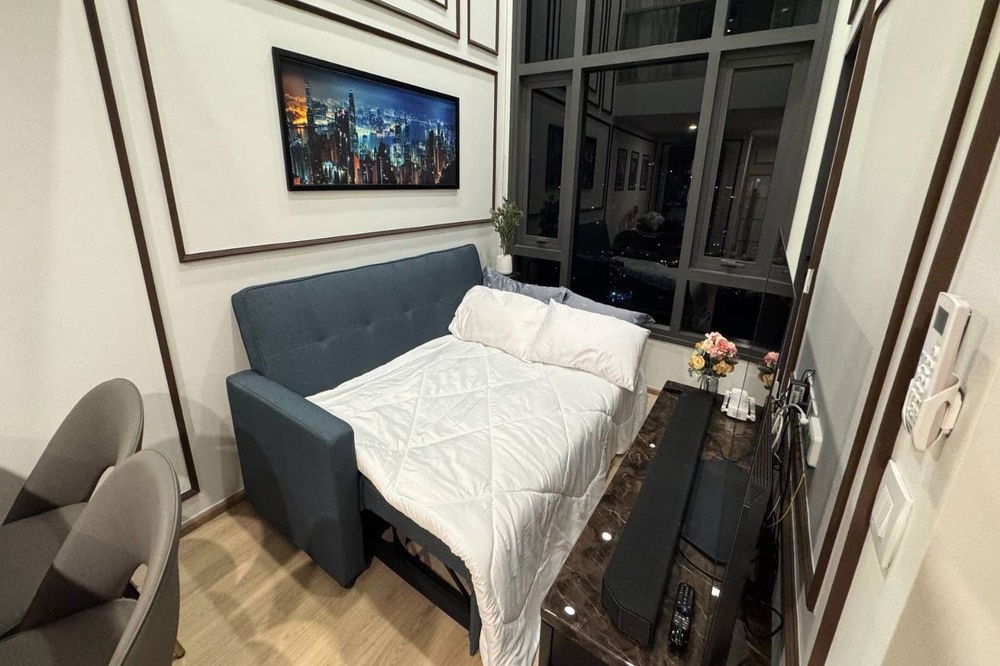 รูป 🔥 สำหรับเช่า !! ชั้นสูง 33++, วิวสวย !! 🔥 Code C20251200002.......Life Rama 4 - Asoke, 1 ห้องนอน Vertiplex, 1 ห้องน้ำ, แต่งครบ, พร้อมเข้าอยู่ 📣📣 - รูปที่ 12/14