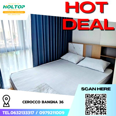 Condos for rent : #R8145 🎉 111268 Condo for Rent: Cerocco Bangna 36