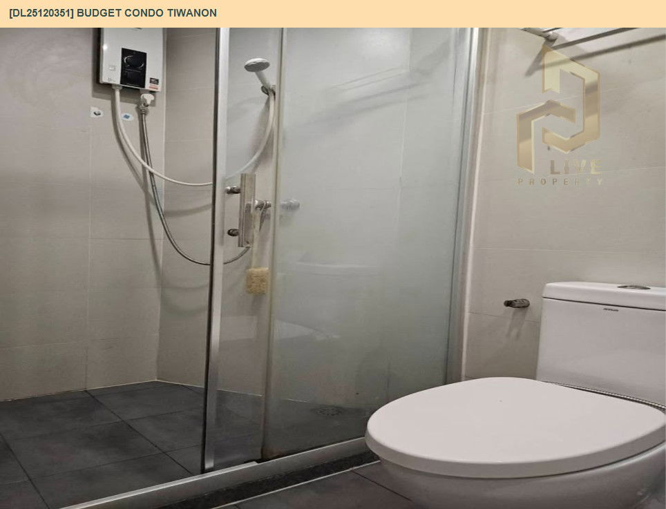 รูป DL25120351 ขายคอนโด บัทเจท คอนโด ติวานนท์ (Budget Condo Tiwanon) ใกล้ MRT สายสีม่วง พร้อมเข้าอยู่ โทรด่วน 0638692663 LineID @897iyzll - รูปที่ 10/11