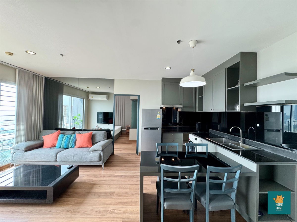 รูป ให้เช่า Chapter One ราษฎร์บูรณะ 2 ห้องนอน 60ตรม. ชั้น 30 วิวแม่น้ำ เฟอร์ครบ 19,000 บาท - รูปที่ 2/18