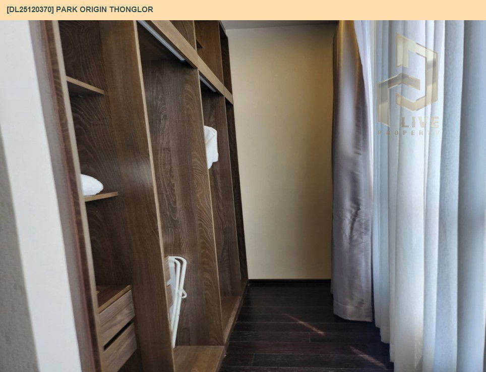 picture DL25120370 Condo for rent, PARK ORIGIN THONGLOR near BTS Thong Lo, ready to move in, call urgently 0638692663 LineID @534wlwof - 9/12