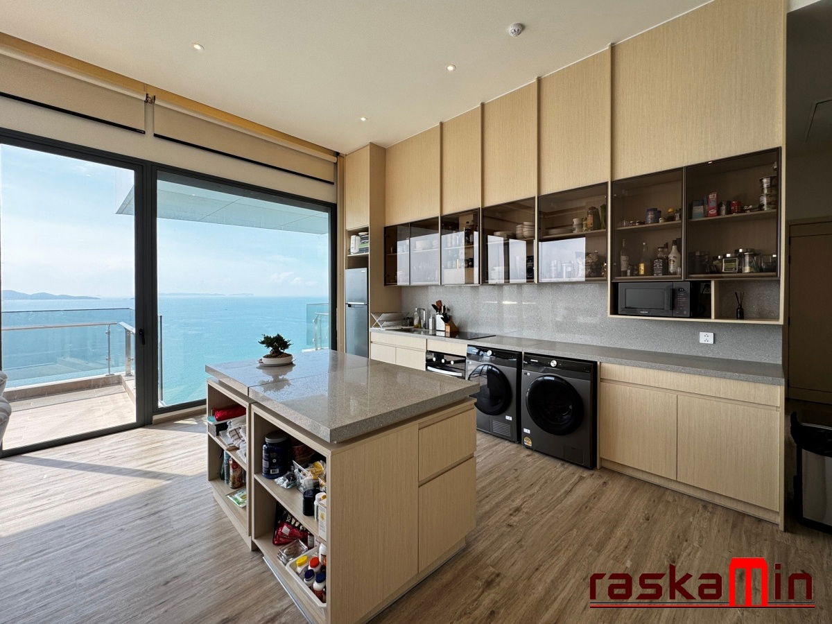 รูป KT0027📲LineID @556ryccg🧔Foreigner name🏖️3ห้องนอน 155ตรม ชั้น46 พร้อมเฟอร์นิเจอร์ AROM อารมณ์ วงศ์อมาตย์ พัทยาเหนือ🦀 - รูปที่ 2/15