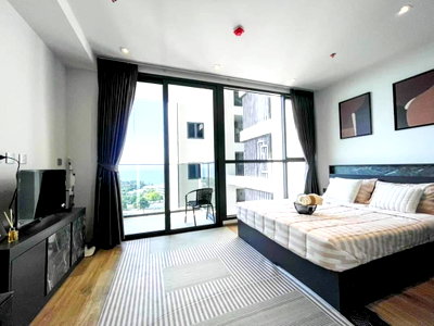 คอนโดให้เช่า : Andromeda Condo Studio with Sea View for Rent