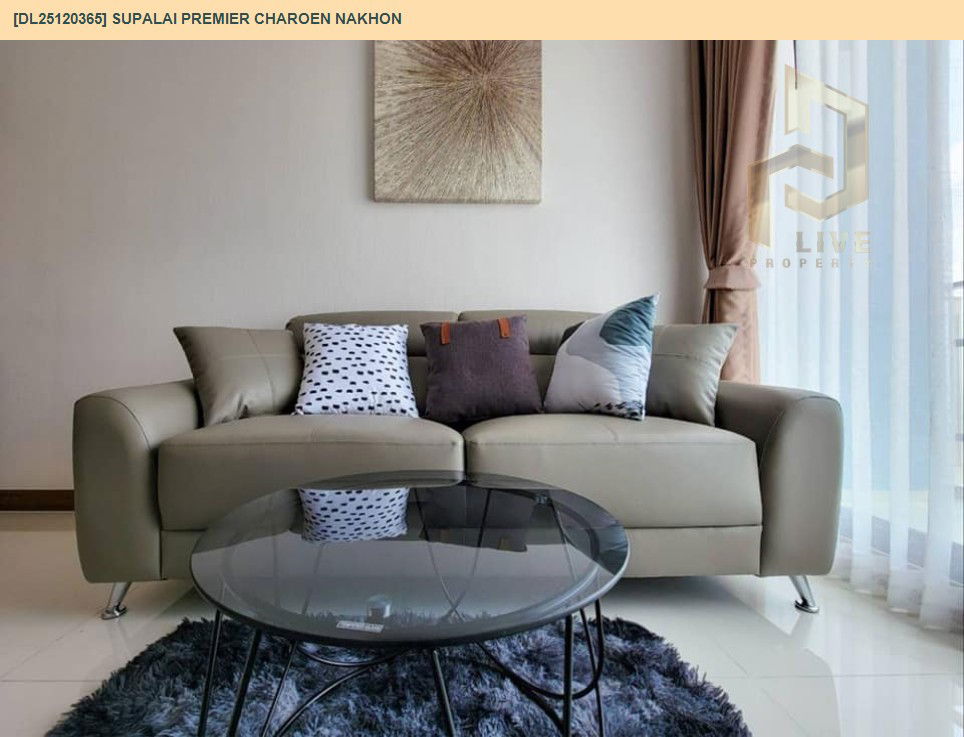 picture DL25120365 Condo for rent, Supalai Premier Charoen Nakhon near BTS Klong San, ready to move in, call urgently 0638692663 LineID @897iyzll - 5/14