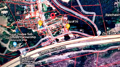 ที่ดิน ปากช่อง โคราช : ขายที่ดิน 3-1-91 ไร่ (ที่ดิน 1,391 ตรว.) ปากช่อง จ. นครราชสีมา ห่างจากถนนมิตรภาพเพียง 250 เมตร น้ำไม่ท่วม ใกล้แหล่งชุมชน ราคา 16,692,000 บาท