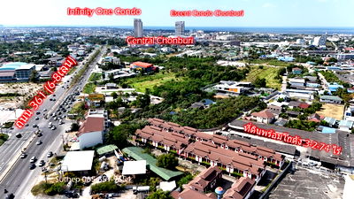 โรงงาน สถานีขนส่งชลบุรี : ขายที่ดินผังแดงพร้อมโกดัง 3-2-74 ไร่ ใจกลางเมืองชลบุรี ติดโกลบอลเฮ้าส์ ใกล้ถนน 361 เพียง 130 เมตร