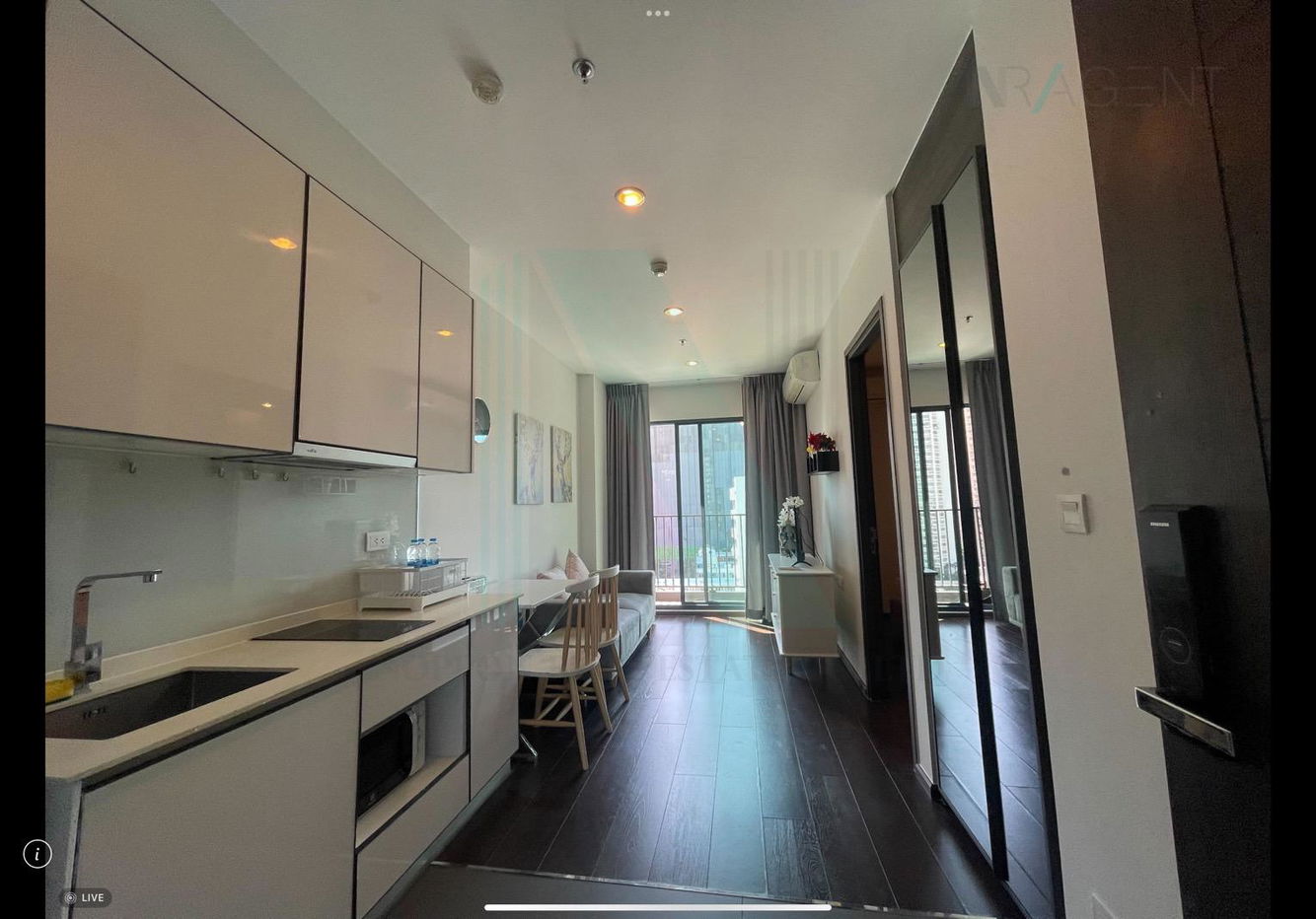 รูป ให้เช่าคอนโด ซี เอกมัย อาคาร 1 ชั้น 13 1 ห้องนอน ขนาด 36 ตรม ใกล้ ตลาดสดเอกมัย - รูปที่ 2/8