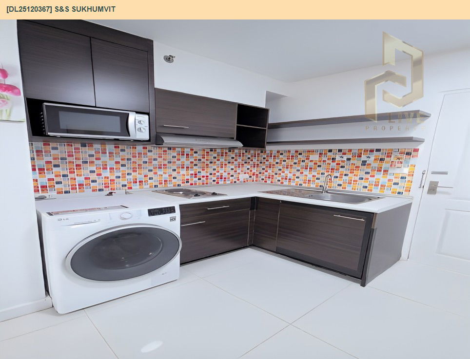 รูป DL25120367 ให้เช่าคอนโด เอส แอนด์ เอส สุขุมวิท (S&S Sukhumvit) ใกล้ BTS อุดมสุข พร้อมเข้าอยู่ โทรด่วน 0800343450 LineID @655ebbvc - รูปที่ 5/10
