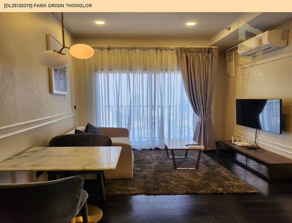 picture DL25120370 Condo for rent, PARK ORIGIN THONGLOR near BTS Thong Lo, ready to move in, call urgently 0638692663 LineID @534wlwof - 2/12