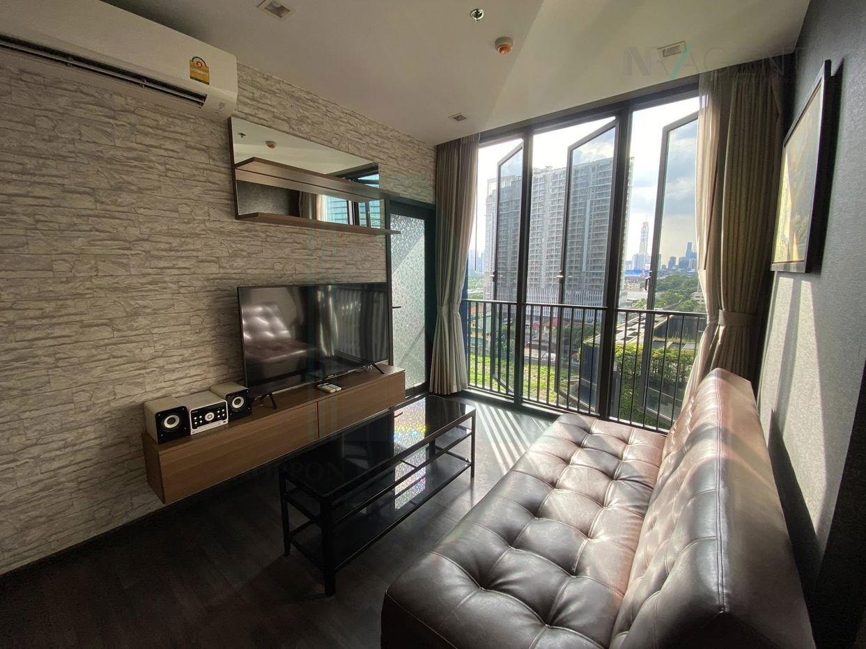 รูป 🎊 ให้เช่าคอนโด เดอะ ไลน์ อโศก-รัชดา อาคาร 1 ชั้น 10 1 ห้องนอน ขนาด 35 ตรม ใกล้ ฟอร์จูนทาวน์ - รูปที่ 4/8