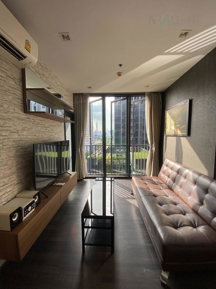 รูป 🔺 ให้เช่าคอนโด เดอะ ไลน์ อโศก-รัชดา อาคาร 1 ชั้น 10 1 ห้องนอน ขนาด 35 ตรม ใกล้ ฟอร์จูนทาวน์ - รูปที่ 2/8