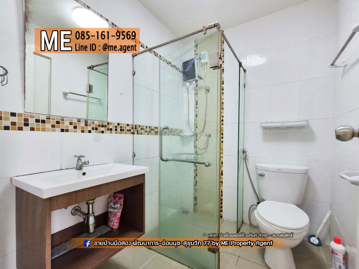 รูป ให้เช่า ทาวน์เฮ้าส์ วิลเลต ไลท์ พัฒนาการ 38 พร้อมเข้าอยู่ เดินทางสะดวก พัฒนาการ- สุขุมวิท- ศรีนครินทร์ โทร 064-954-9619 (RTG22-18) - รูปที่ 12/21