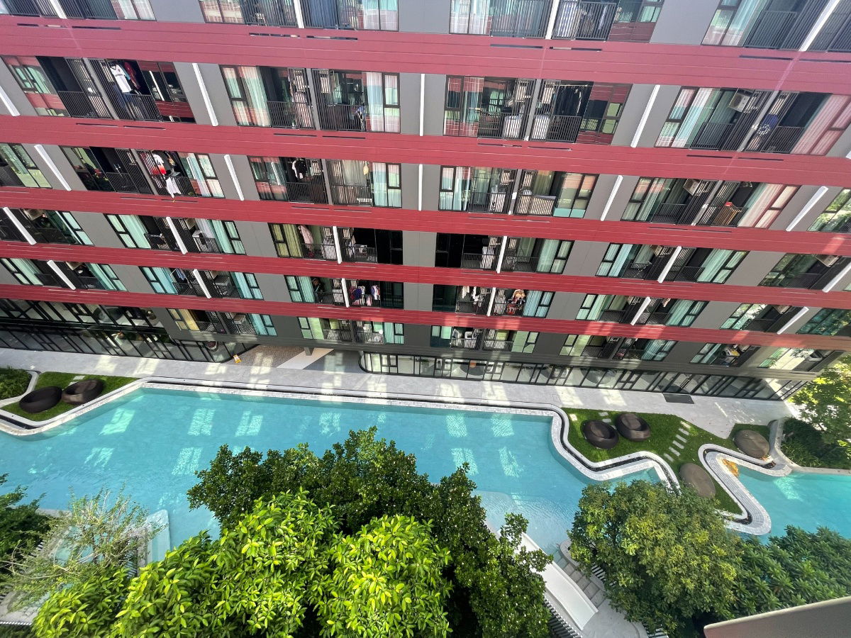 รูป รีบด่วน!! ให้เช่า Kave Tu ตึก D ชั้น 7 วิวสระ เฟอร์ครบ พร้อมเข้าอยู่มกรา 69 - รูปที่ 7/10