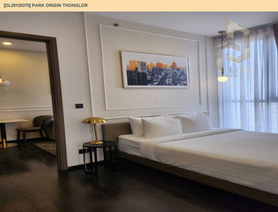 picture DL25120370 Condo for rent, PARK ORIGIN THONGLOR near BTS Thong Lo, ready to move in, call urgently 0638692663 LineID @534wlwof - 5/12