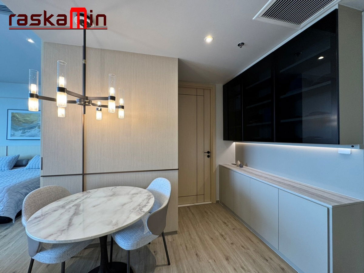 picture KT0031📲LineID @556ryccg🙆♀️FQ🏖️1Bedroom 47.6sqm Floor25 Fully furnished AROM Wongamat Beach🦀North Pattaya - 10/10