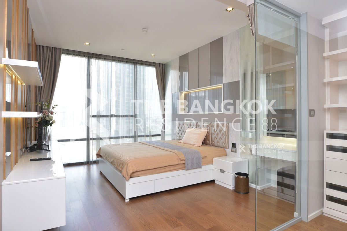 picture Available now! The Bangkok Sathorn 💖 Beautiful high-floor unit 🌃 Near BTS Surasak - 8/11