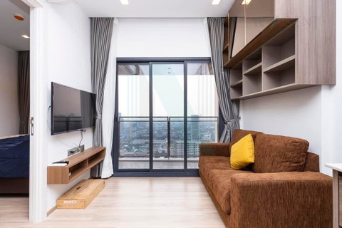 รูปภาพ For Rent Condo THE LINE PHAHON - PRADIPAT Building 1, Floor 44,1 bed room, Room size 27.00 sqm