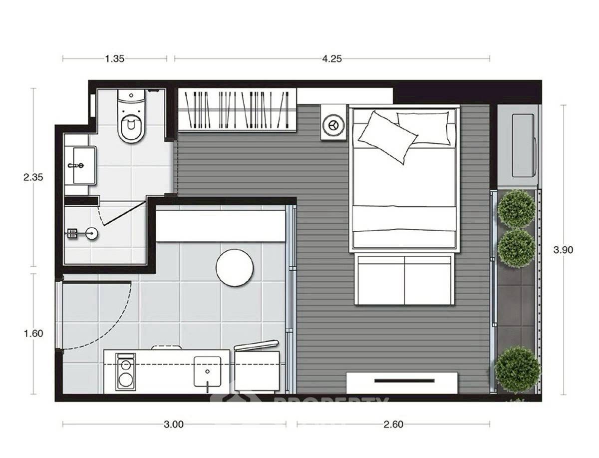 รูป คอนโด 1-ห้องนอน ที่ โนเบิล อราวน์ อารีย์ ใกล้ BTS อารีย์ (ID 2466405) - รูปที่ 14/14