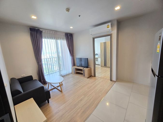 🔔New🔔 ให้เช่าห้องมุม ระเบียงกว้าง หันทิศเหนือ ลมเย็นสบาย The Base Garden พระราม 9