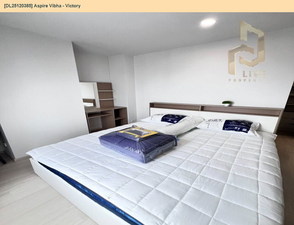 picture DL25120385 Condo for rent, Aspire Vibha - Victory near ARL Phaya Thai , ready to move in, call urgently 0638692663 LineID @897iyzll - 12/16