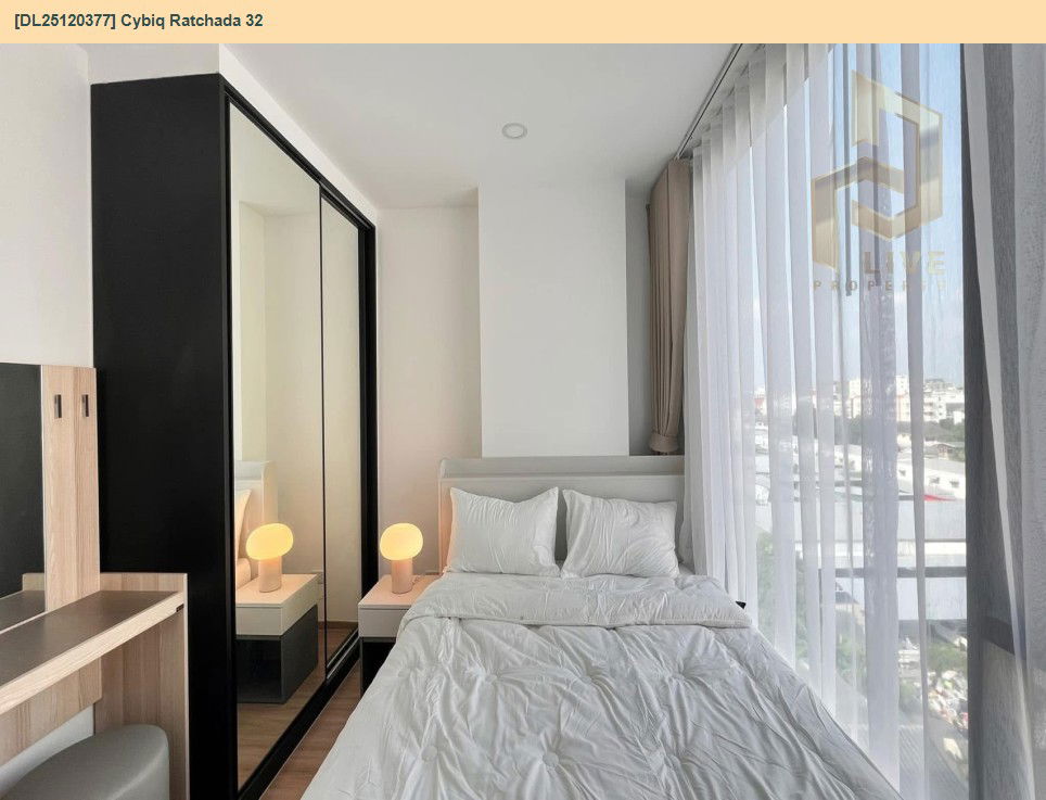 picture DL25120377 Condo for rent, Cybiq Ratchada 32 near BTS Phahon Yothin 24, ready to move in, call urgently 0638692663 LineID @534wlwof - 3/11