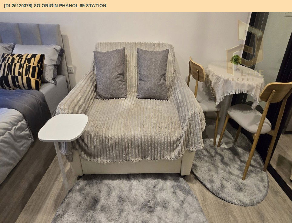 picture DL25120378 Condo for rent, SO Origin Phahol 69 Station near -, ready to move in, call urgently 0638692663 LineID @655ebbvc - 2/9