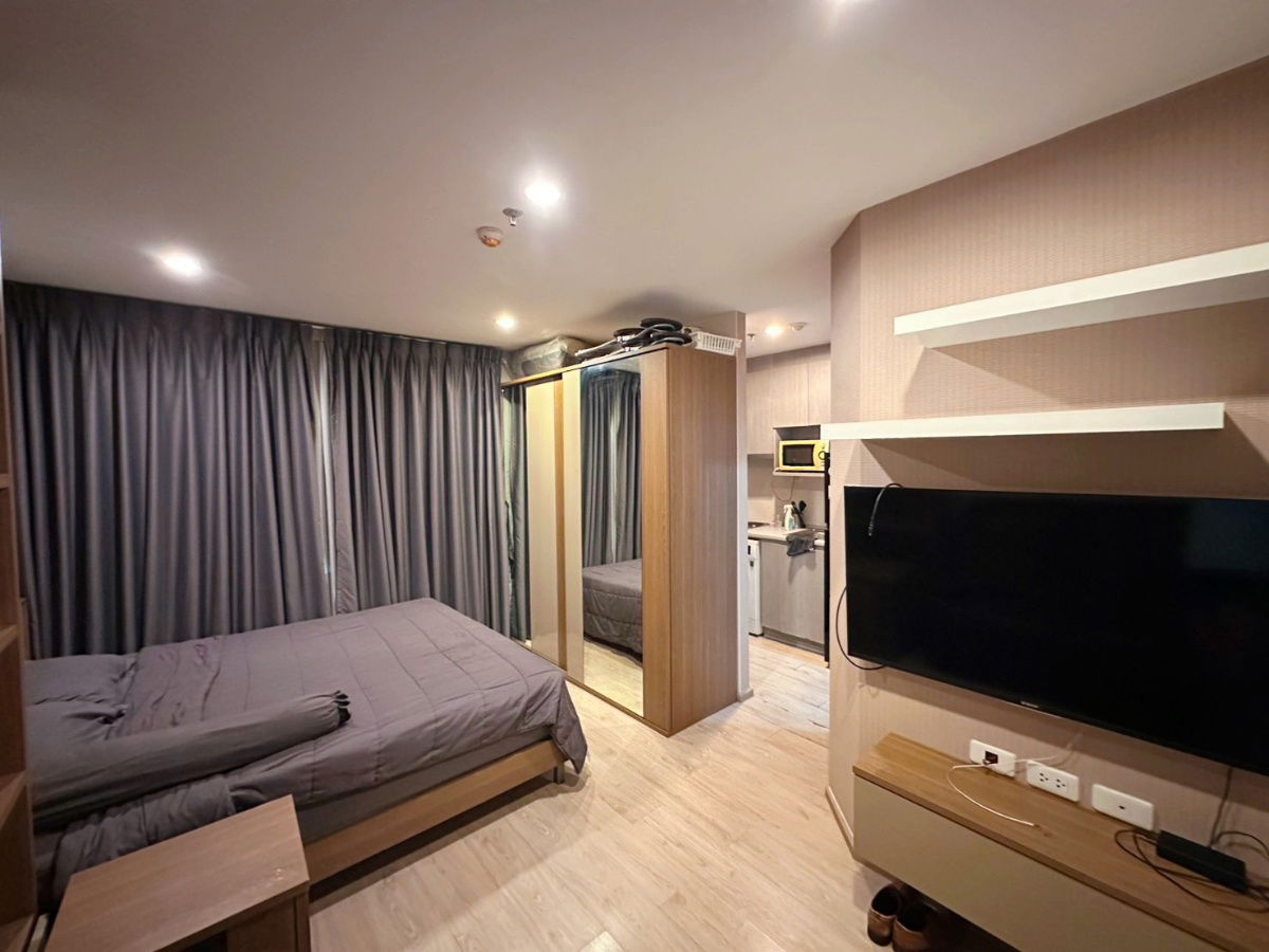 รูป  🏚️ให้เช่า Ideo Wutthakat - Studio💥ห้องว่าง พร้อมอยู่ 💥 เดินทางสะดวก ใกล้ BTS วุฒากาศ  - รูปที่ 4/8