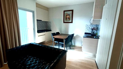 Condos for rent : For Rent Condo NOBLE REVOLVE RATCHADA Building 1, Floor 15,2 bed room, Room size 53 sqm
