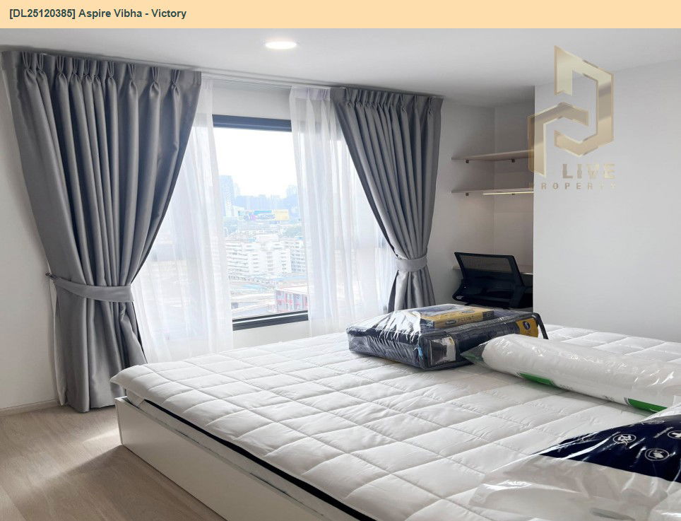 picture DL25120385 Condo for rent, Aspire Vibha - Victory near ARL Phaya Thai , ready to move in, call urgently 0638692663 LineID @897iyzll - 16/16